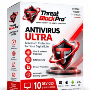 Threat Block Pro Antivirus Ultra (10 Devices / 2 Years)